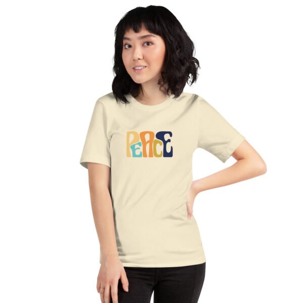 Retro Peace T-Shirt – Vintage Groovy 70s Style Hippie Aesthetic Tee - Image 7