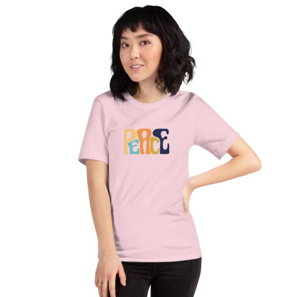 Retro Peace T-Shirt – Vintage Groovy 70s Style Hippie Aesthetic Tee - Image 5