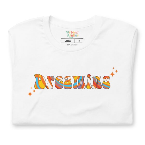 Retro Groovy 'Dreaming' T-Shirt – Vintage 70s Psychedelic Aesthetic Tee - Image 2