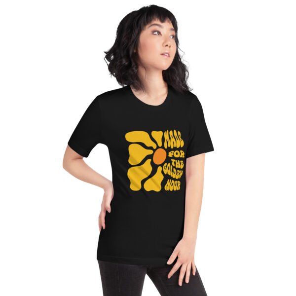 Made for the Golden Hour Retro Sunflower T-Shirt – Vintage Aesthetic Tee for Sunset Lovers - Image 3