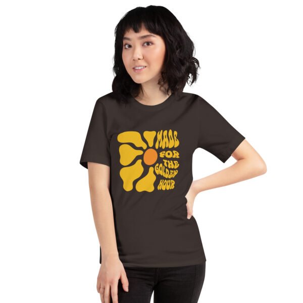 Made for the Golden Hour Retro Sunflower T-Shirt – Vintage Aesthetic Tee for Sunset Lovers - Image 12