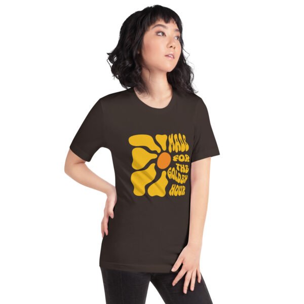 Made for the Golden Hour Retro Sunflower T-Shirt – Vintage Aesthetic Tee for Sunset Lovers - Image 13