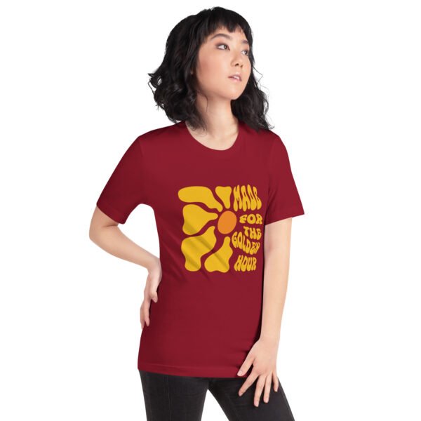 Made for the Golden Hour Retro Sunflower T-Shirt – Vintage Aesthetic Tee for Sunset Lovers - Image 11