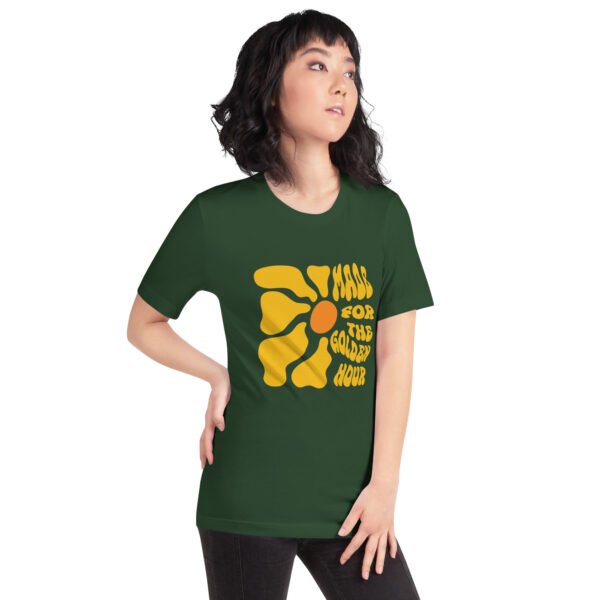 Made for the Golden Hour Retro Sunflower T-Shirt – Vintage Aesthetic Tee for Sunset Lovers - Image 15