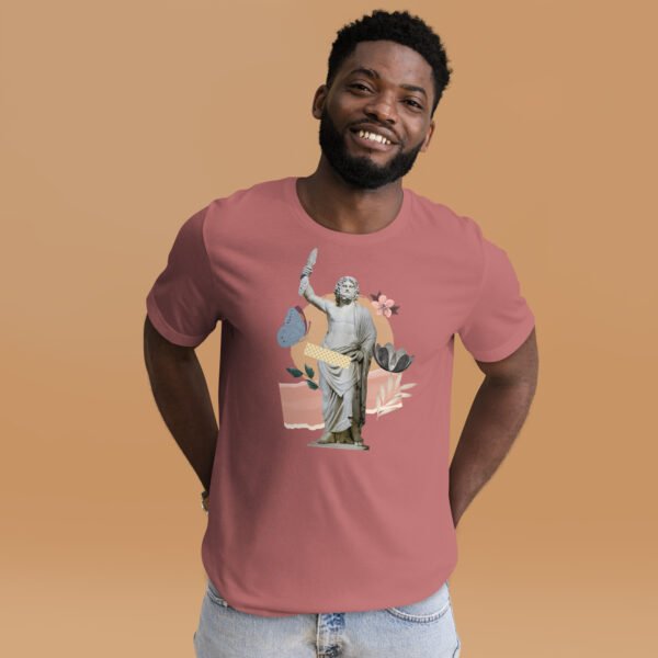 Aesthetic Greek Statue Collage T-Shirt – Vintage & Modern Art Blend - Image 7
