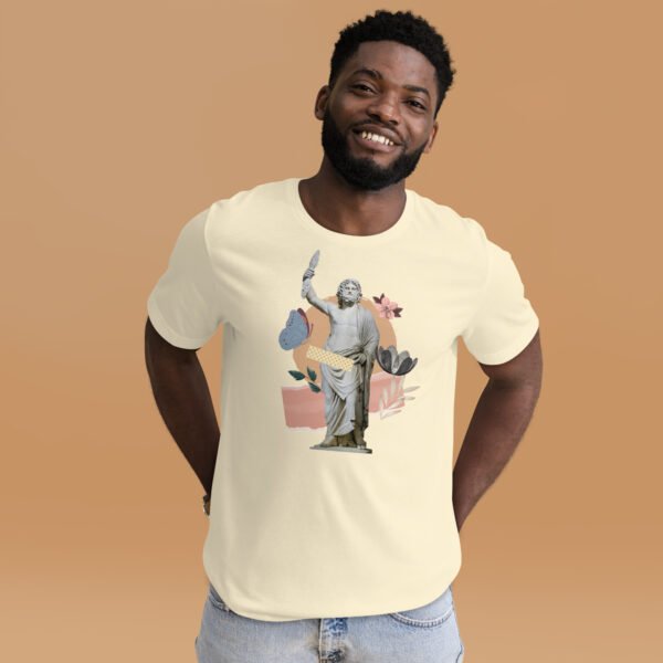 Aesthetic Greek Statue Collage T-Shirt – Vintage & Modern Art Blend - Image 12