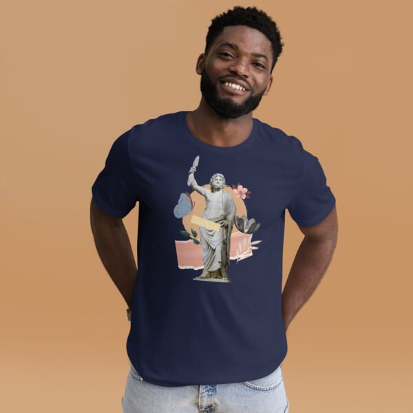 Aesthetic Greek Statue Collage T-Shirt – Vintage & Modern Art Blend - Image 4