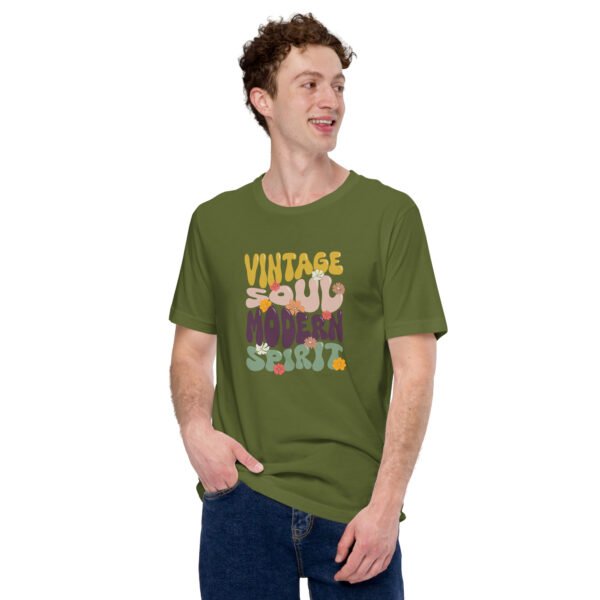 Retro Graphic Tee Vintage Soul, Modern Spirit | 70s-Inspired Unisex T-Shirt by Urban Atelier 🌼 - Image 4
