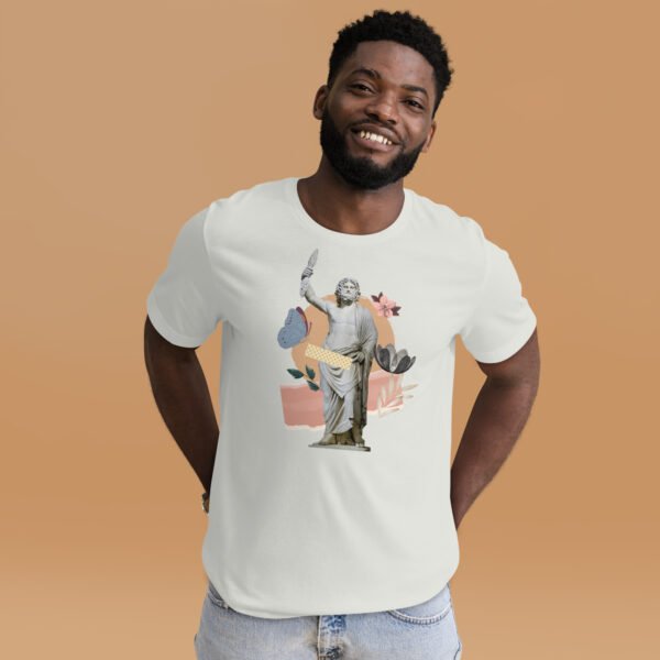 Aesthetic Greek Statue Collage T-Shirt – Vintage & Modern Art Blend - Image 11