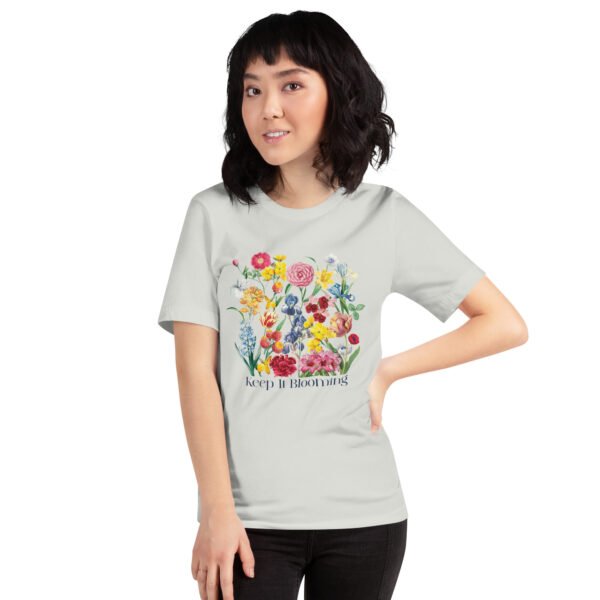 Cottage core Floral Aesthetic T-Shirt, Whimsical Wildflower Retro Botanical Graphic Tee - Image 8