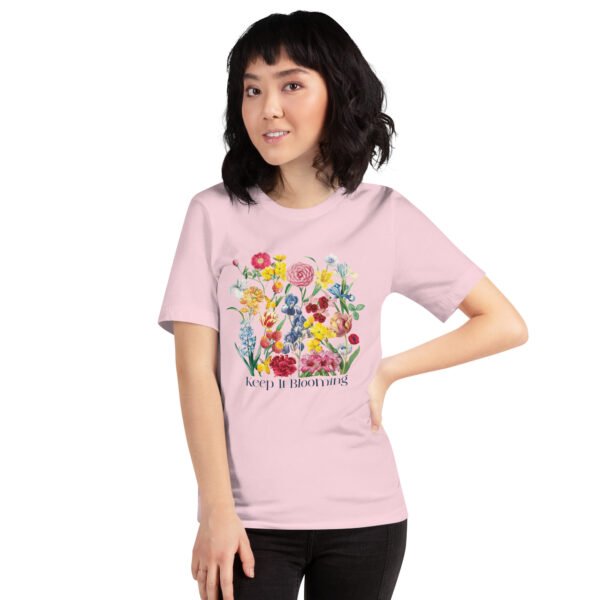 Cottage core Floral Aesthetic T-Shirt, Whimsical Wildflower Retro Botanical Graphic Tee - Image 7