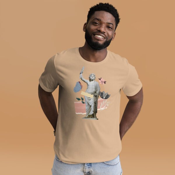 Aesthetic Greek Statue Collage T-Shirt – Vintage & Modern Art Blend - Image 9