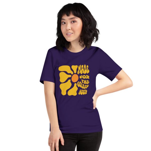 Made for the Golden Hour Retro Sunflower T-Shirt – Vintage Aesthetic Tee for Sunset Lovers - Image 6