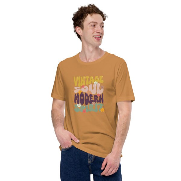 Retro Graphic Tee Vintage Soul, Modern Spirit | 70s-Inspired Unisex T-Shirt by Urban Atelier 🌼 - Image 5