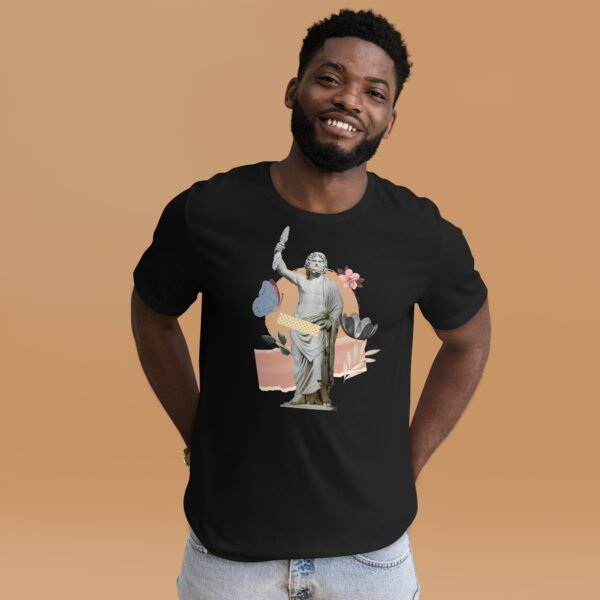 Aesthetic Greek Statue Collage T-Shirt – Vintage & Modern Art Blend - Image 3