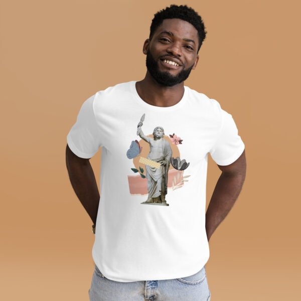 Aesthetic Greek Statue Collage T-Shirt – Vintage & Modern Art Blend - Image 13