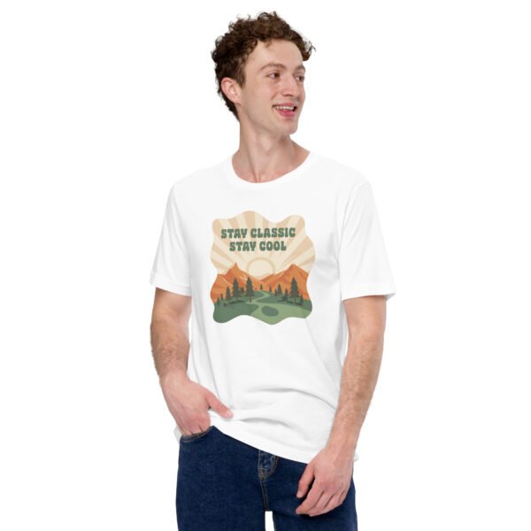 Retro Mountain Adventure T-Shirt – "Stay Classic Stay Cool" Vintage Graphic Tee - Image 10
